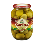 Trái olive nữ hoàng xanh nguyên hạt hiệu Karina 870g