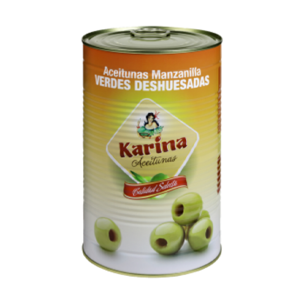 Xanh tách 4kg3 TRÁI OLIU XANH TÁCH HẠT KARINA-4300 GR/4KG3 - Ảnh 1